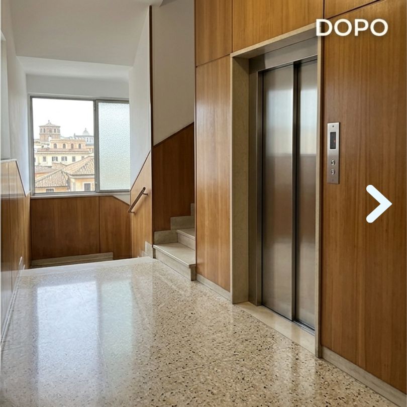 Dopo pulizia condominiale